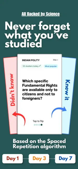 SpacedRevision: UPSC & Exams screenshot 1