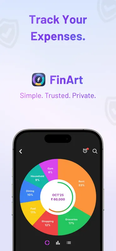 FinArt: AI Expense Tracker screenshot 1 of 10