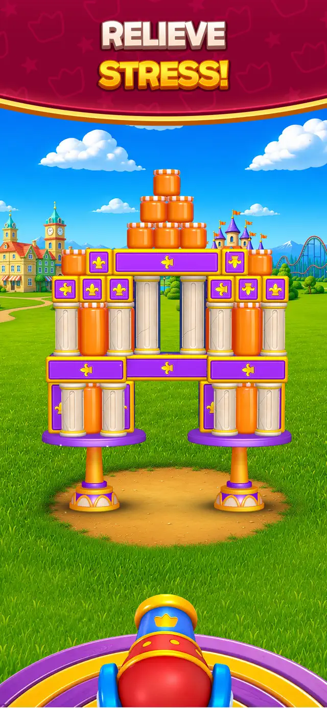 Royal Smash! - Physics Puzzle screenshot 5