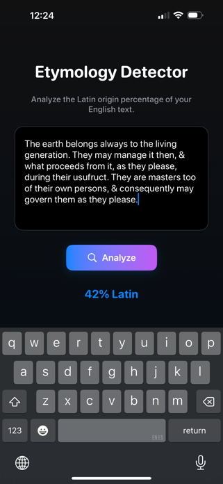 Etymology Detector Screenshot 1 of 1
