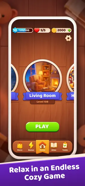 Cozy Home Tile Match screenshot 1