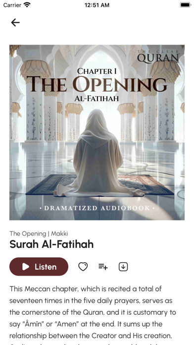 The Clear Quran Audiobook Screenshot 3 - AppWisp.com The Clear Quran Audiobook Screenshot 3 - AppWisp.com
