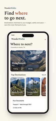 Wander Wallet screenshot