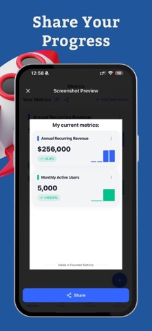 Startup Tracker: F Metrics Screenshot 4 of 4