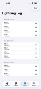Storm Distance Tracker screenshot