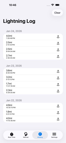 Storm Distance Tracker screenshot