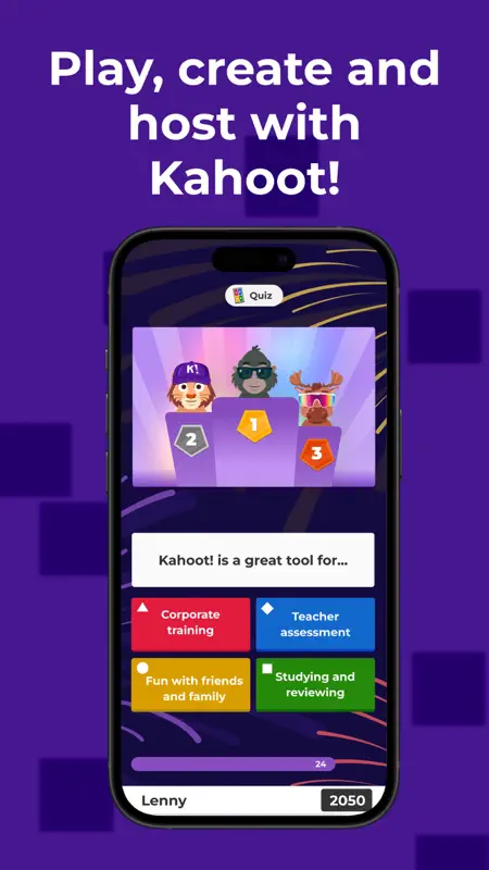Kahoot! Play & Create Quizzes screenshot 1 of 8