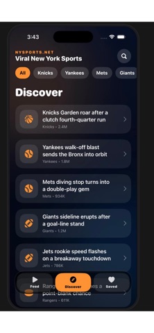 NYSports screenshot