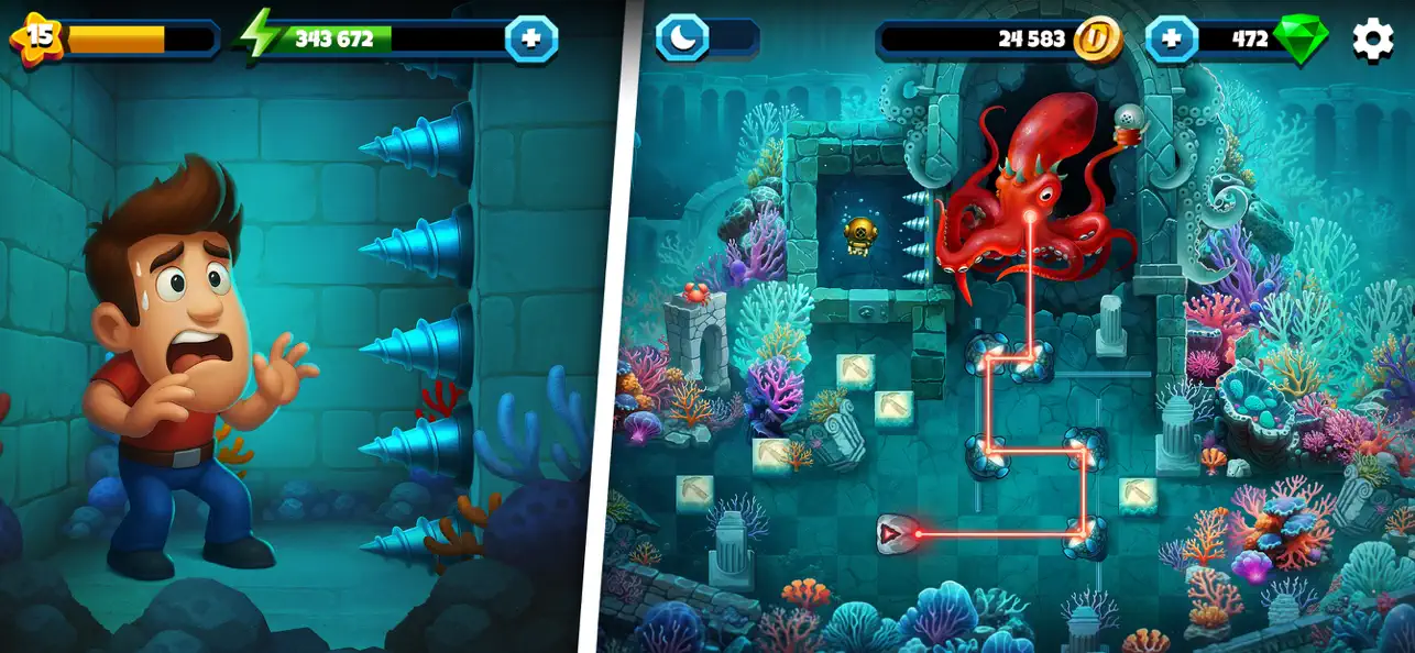 #4. Diggy's Adventure Quest: Maze (iOS) By: Pixel Federation Games