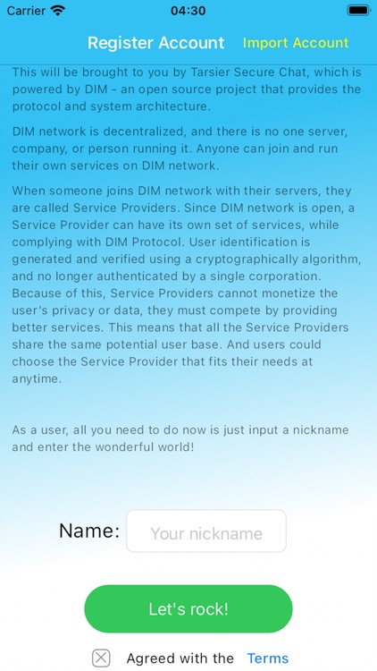 Tarsier - Secure Chat