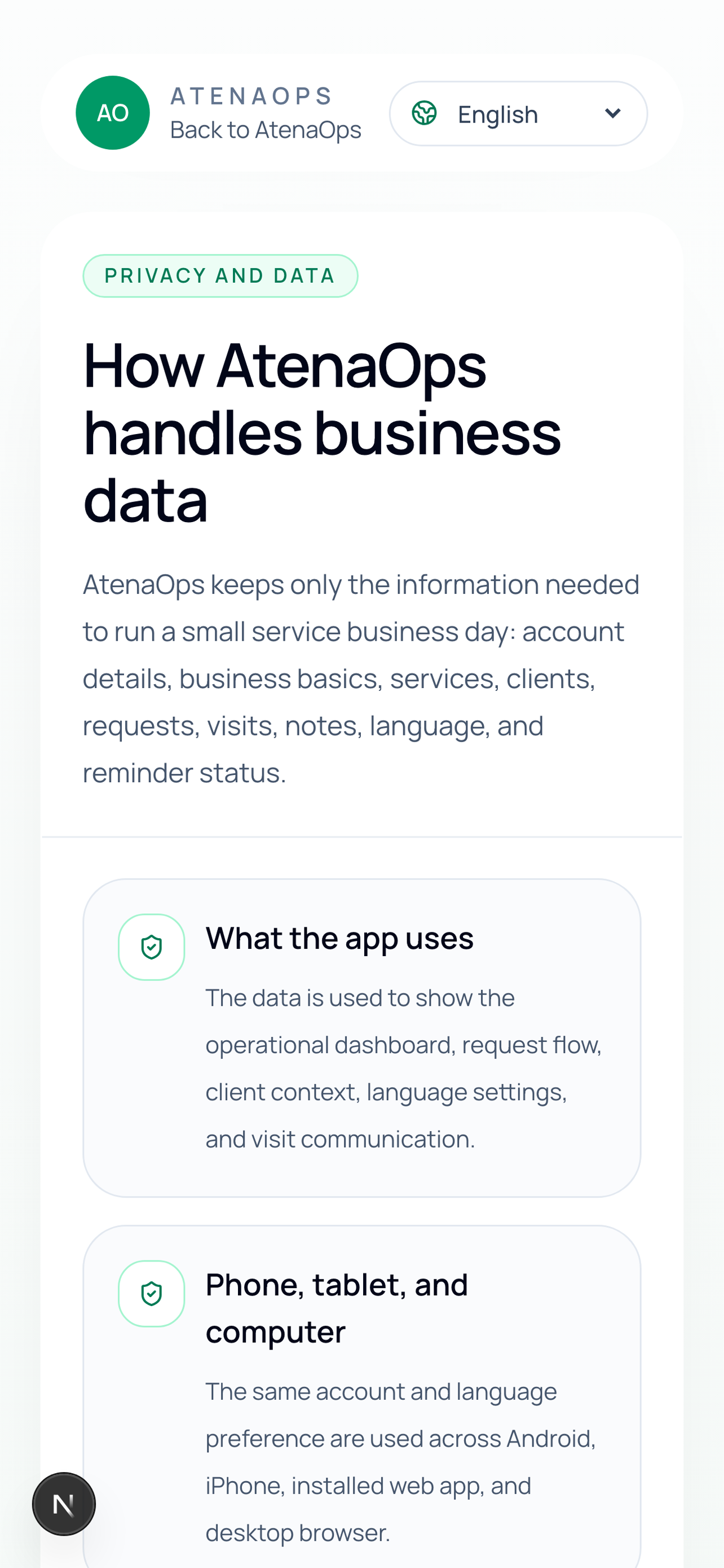 AtenaOps screenshot 11