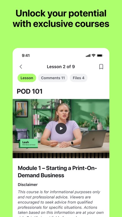 Printify Sellers Club iPhone screenshot 5 - Education app