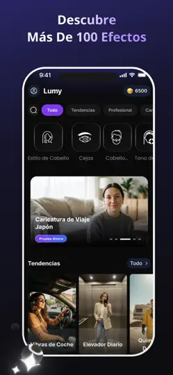 Captura de pantalla de Lumy AI - Photo Editor en iPhone 5