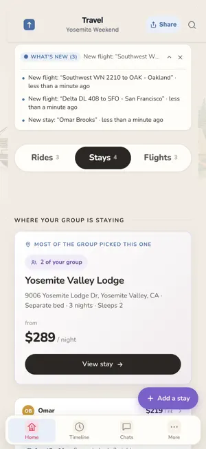 Trip Share: Group Travel screenshot 3