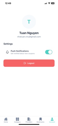 Koupsnap screenshot