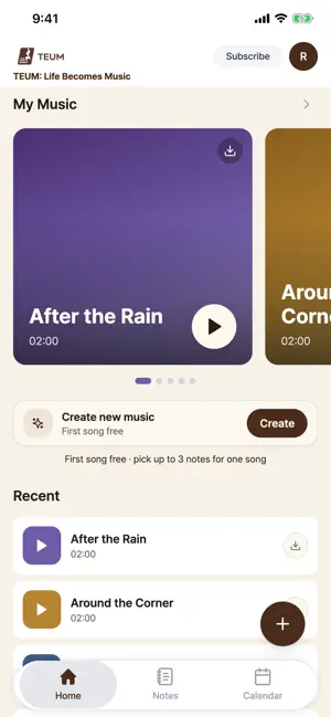 TEUM: Life Becomes Music screenshot 2