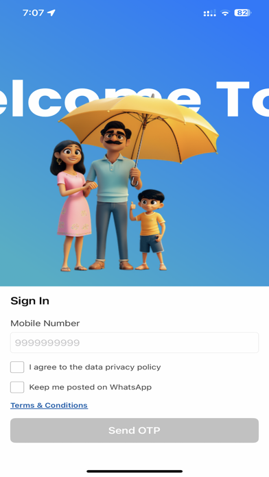 Caringly Yours: Insurance App Screenshot