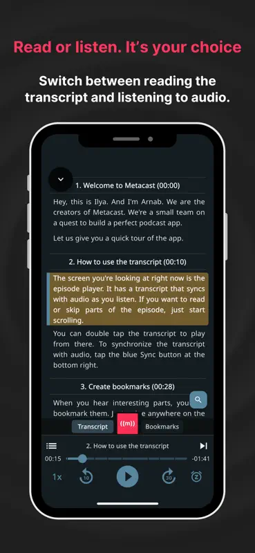 Metacast – podcast app screenshot 2 of 8