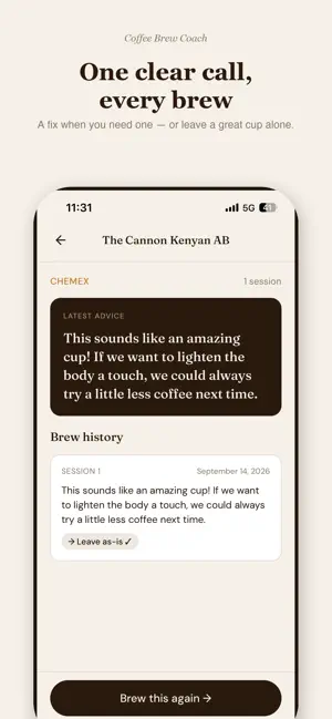 Coffee Brew Coach screenshot 2