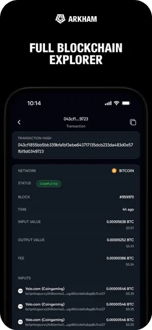 Arkham: Crypto Intelligence screenshot 4