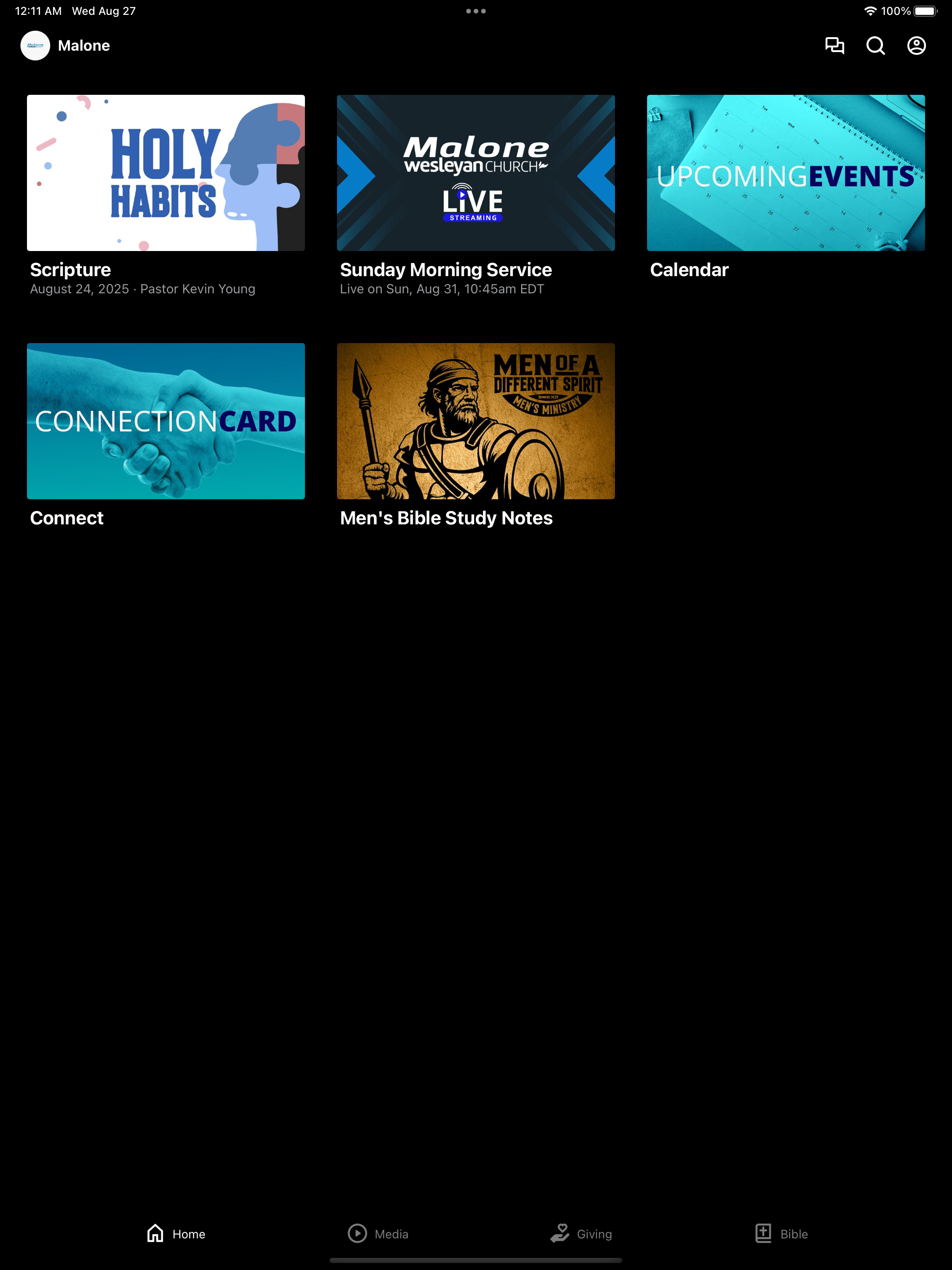Malone Wesleyan Church screenshot 4
