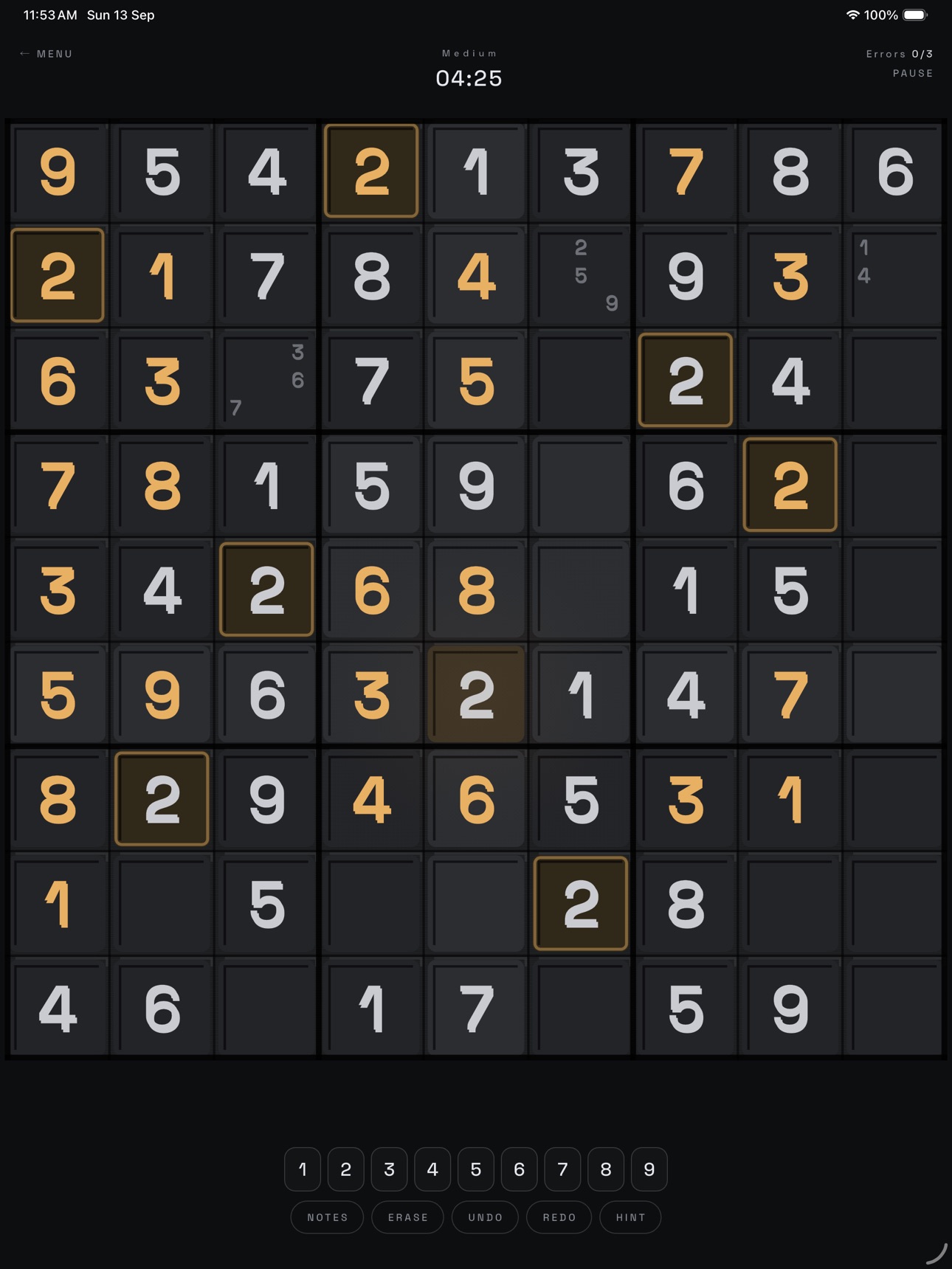 Screenshot 5 of Another Sudoku