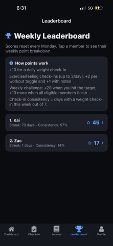 Weightlss screenshot