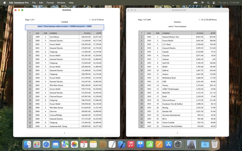 Screenshot #1 pour SQL Database Pro