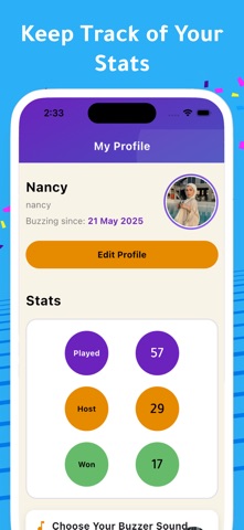 Buzzy Party: Social Games iPhone screenshot