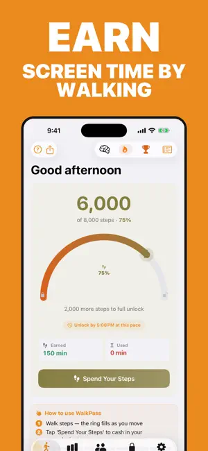WalkPass: Walk to Unlock screenshot 1