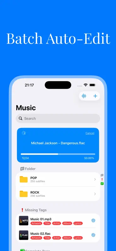 Waketag Pro: Music Tag Editor screenshot 3 of 8