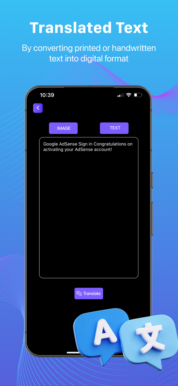 Scanner image to text