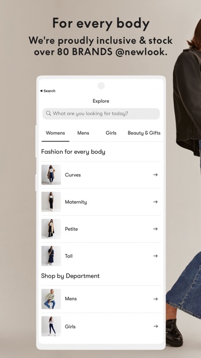 New Look Fashion Online Screenshot
