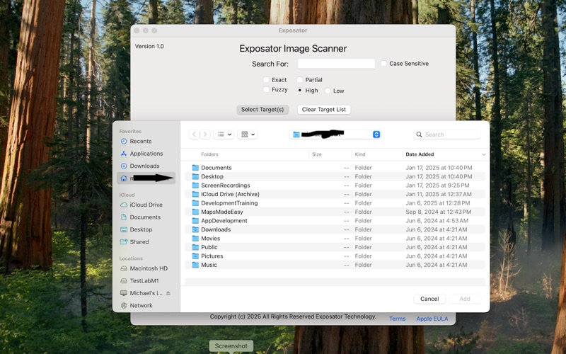 App screenshot
