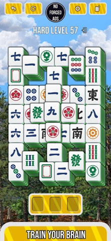 Mahjong - No Forced Ads iPhone screenshot