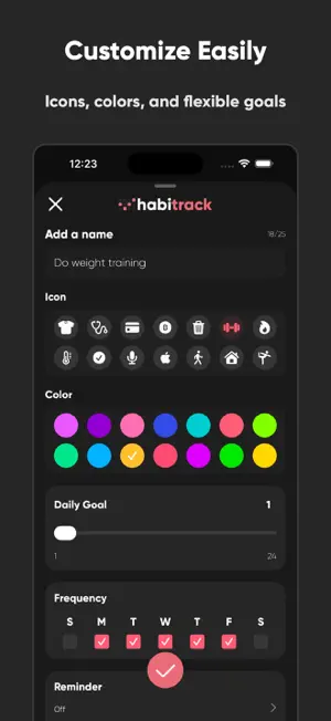 Habit Tracker - Habitrack screenshot 4