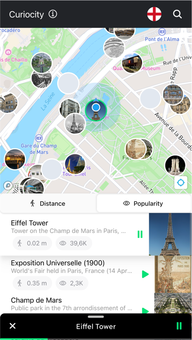Curiocity (Touristic guide) Screenshot