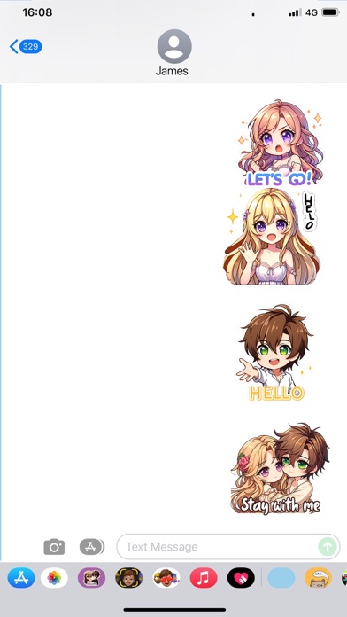 Screenshot #2 pour Lilly & Leo | Couple Stickers