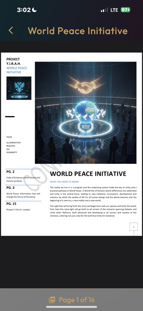 World Peace App by Yirah - App de Estilo de vida | MWM