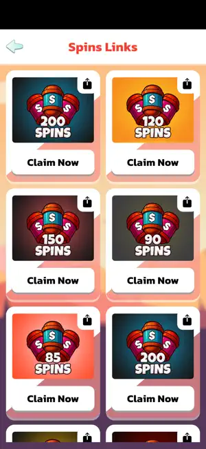 Spin Link : Spins and Coins screenshot 3
