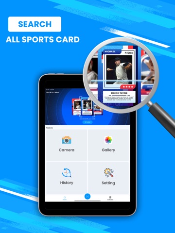 Sports Card Value Scanner: ACE iPad screenshot