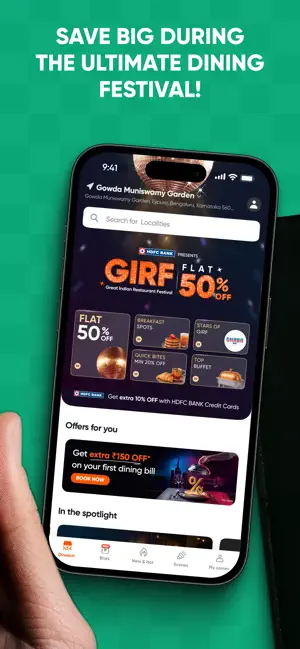 Dineout: Restaurant Offers iPhone screenshot 5
