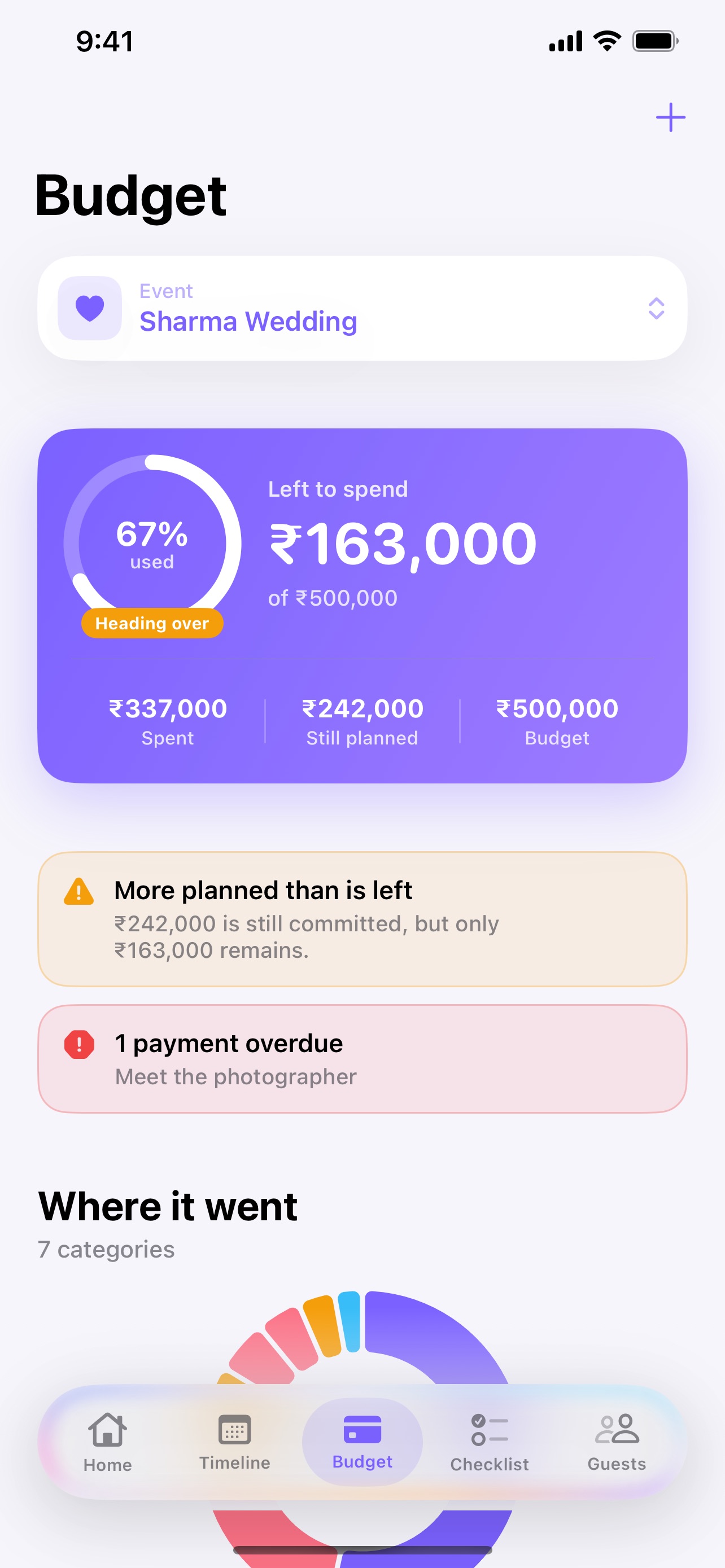 Screenshot 3 of EventTrack - Event Planner