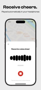 CheerMyRun: Voice Cheers screenshot