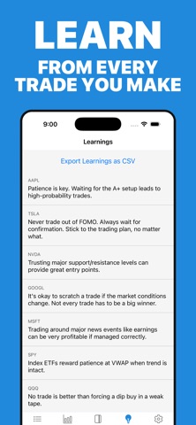 TradingLog Journal Screenshot 3 of 4