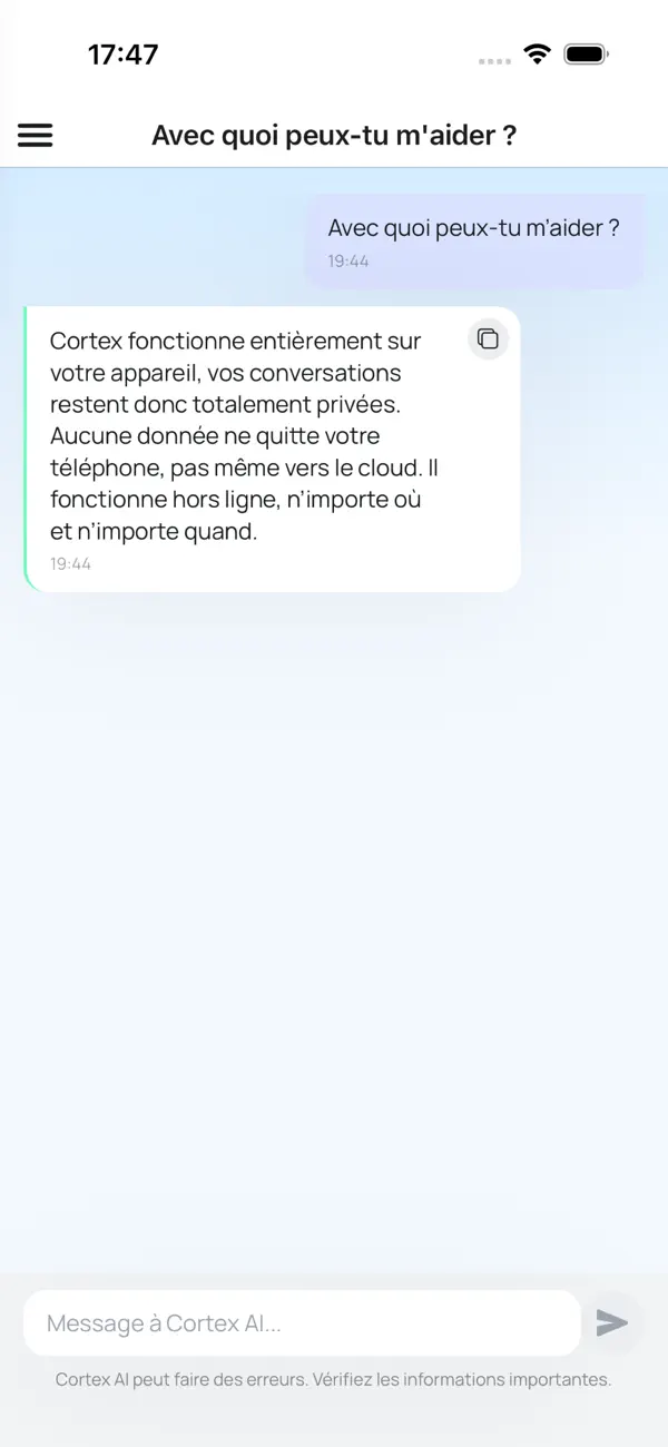 Screenshot #3 pour Cortex - Local AI