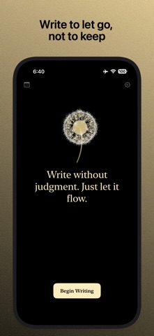 Dandelion: Write and Let Go Screenshot 1 of 5