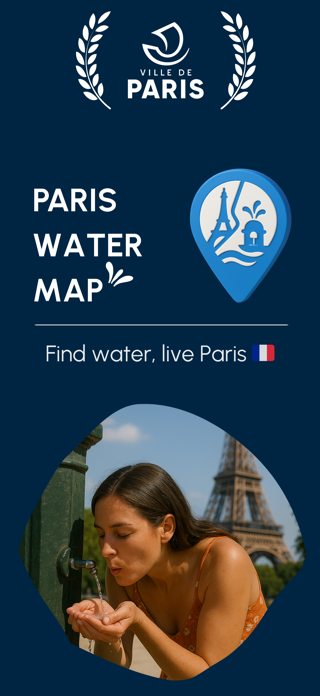 Paris Water Map Screenshot 1 of 5