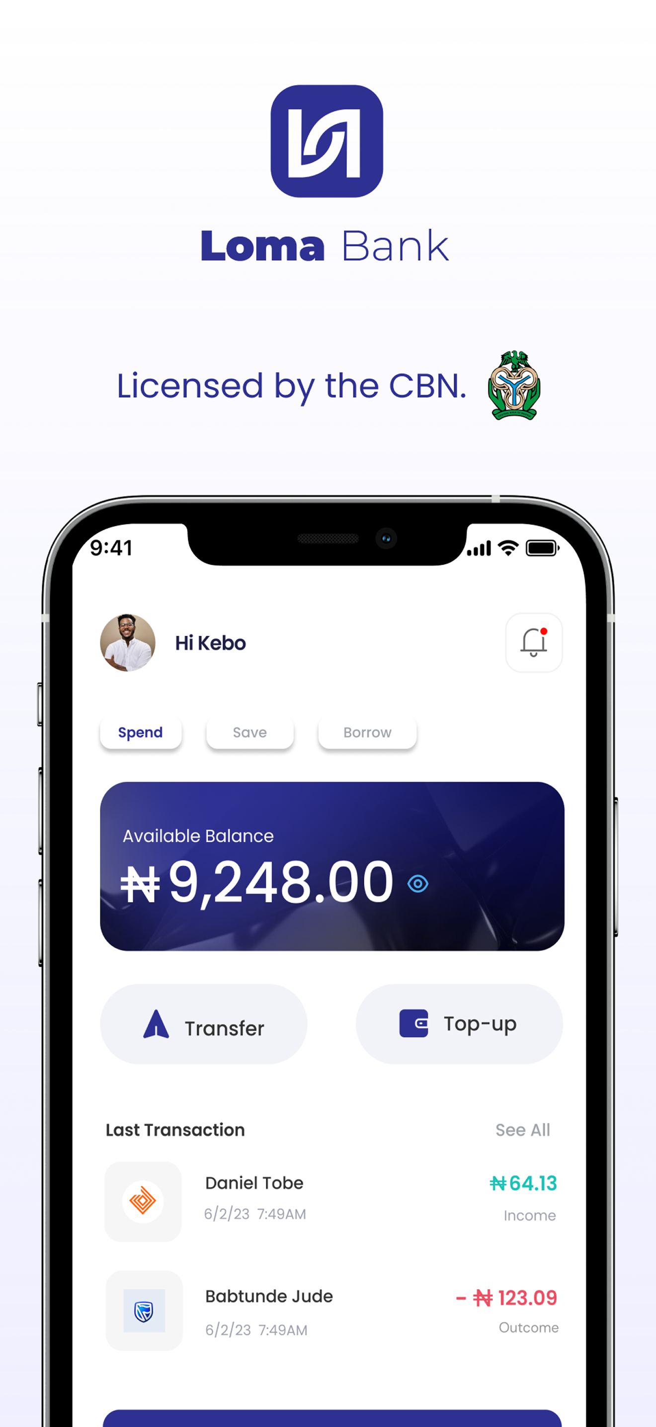 Loma - Bank Smarter Go Further