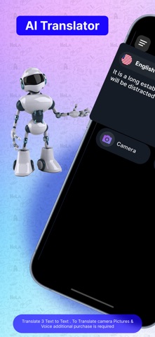 AI Translator : Speak & Learn iPhone screenshot